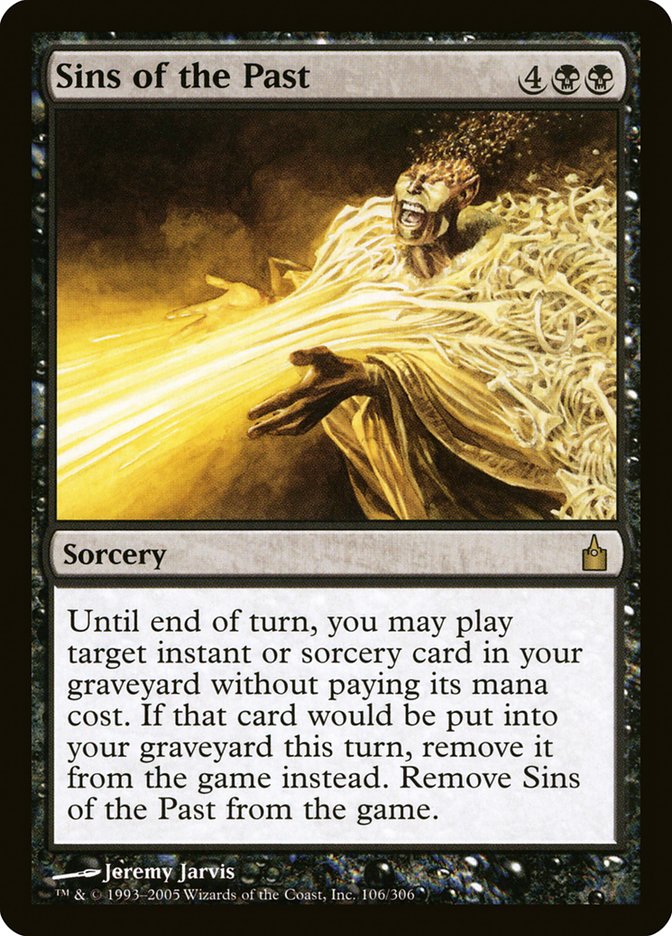 Sins of the Past [Ravnica: City of Guilds] | Black Swamp Games