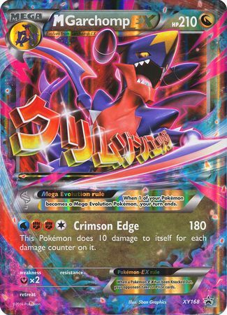 M Garchomp EX (XY168) (Jumbo Card) [XY: Black Star Promos] | Black Swamp Games