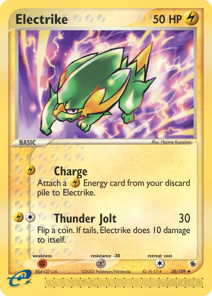 Electrike (30/109) [EX: Ruby & Sapphire] | Black Swamp Games