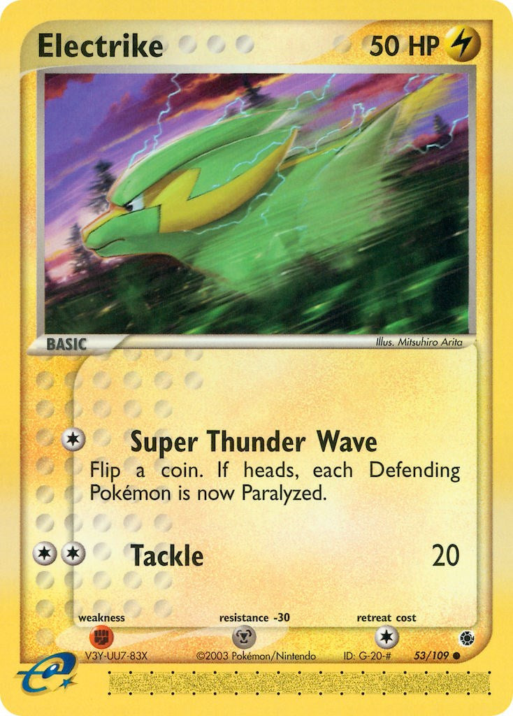 Electrike (53/109) [EX: Ruby & Sapphire] | Black Swamp Games