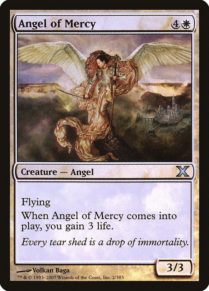 Angel of Mercy (Premium Foil) [Tenth Edition] | Black Swamp Games