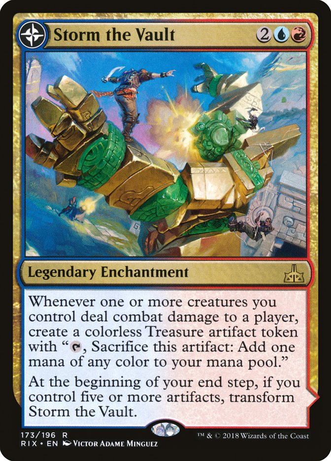 Storm the Vault // Vault of Catlacan [Rivals of Ixalan] | Black Swamp Games