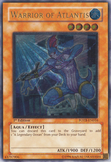 Warrior of Atlantis [FOTB-EN016] Ultimate Rare | Black Swamp Games