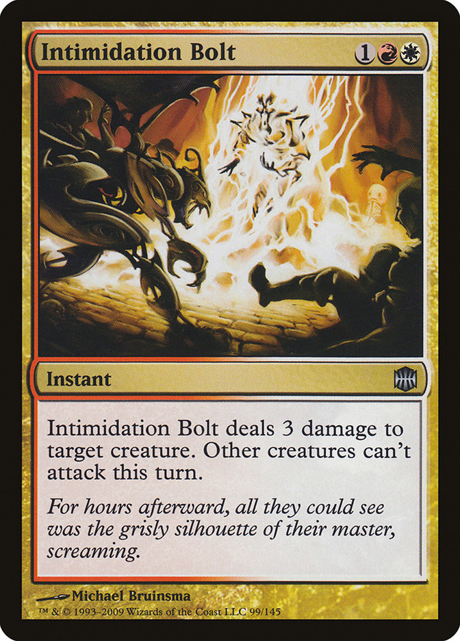 Intimidation Bolt [Alara Reborn] | Black Swamp Games