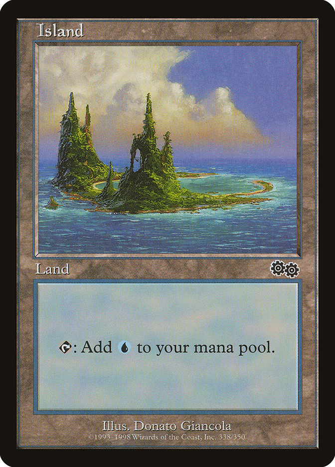 Island (338) [Urza's Saga] | Black Swamp Games