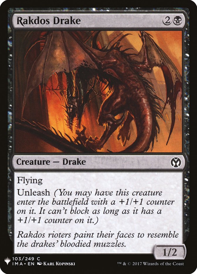 Rakdos Drake [Mystery Booster] | Black Swamp Games