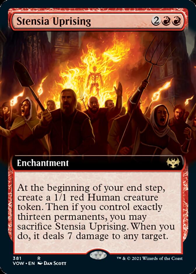 Stensia Uprising (Extended Art) [Innistrad: Crimson Vow] | Black Swamp Games
