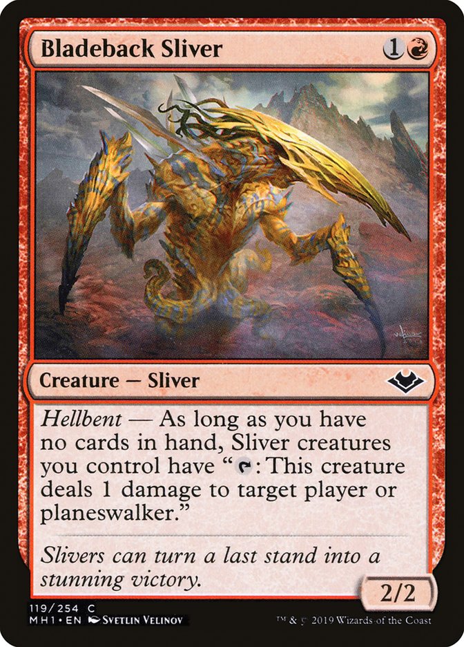 Bladeback Sliver [Modern Horizons] | Black Swamp Games