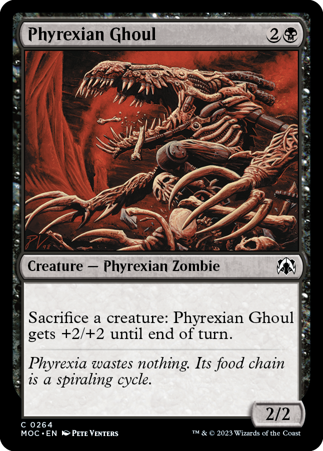 Phyrexian Ghoul [March of the Machine Commander] | Black Swamp Games