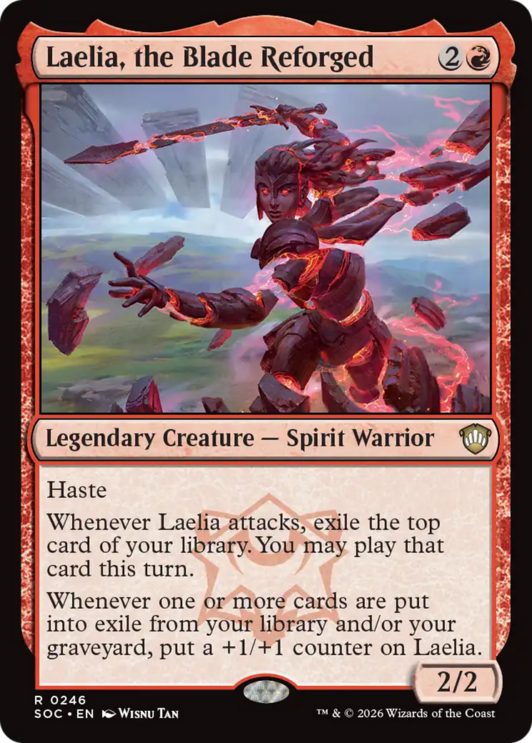 Laelia, the Blade Reforged [Secrets of Strixhaven Commander] | Black Swamp Games