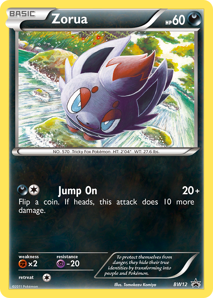 Zorua (BW12) [Black & White: Black Star Promos] | Black Swamp Games