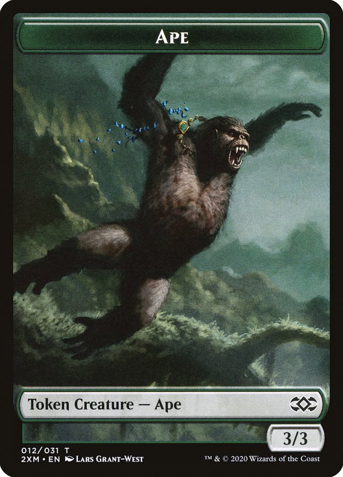 Ape Token [Double Masters Tokens] | Black Swamp Games