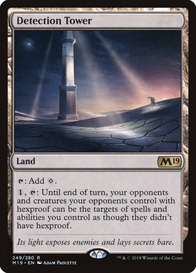 Detection Tower [Core Set 2019] | Black Swamp Games