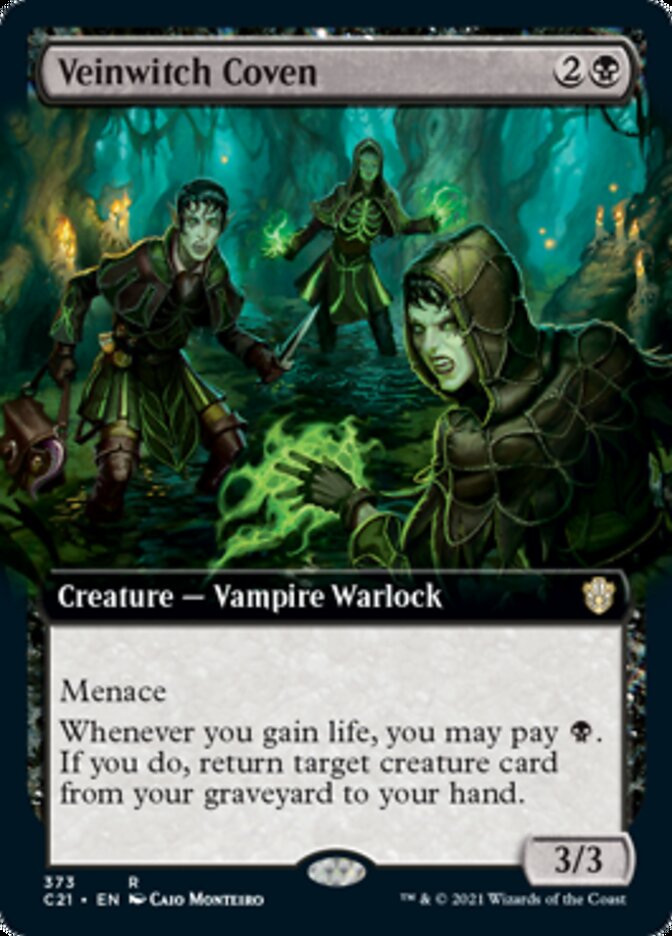 Veinwitch Coven (Extended Art) [Commander 2021] | Black Swamp Games