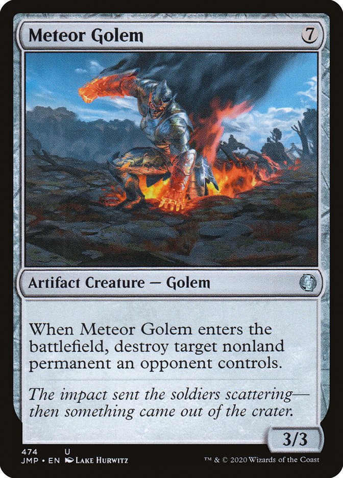 Meteor Golem [Jumpstart] | Black Swamp Games