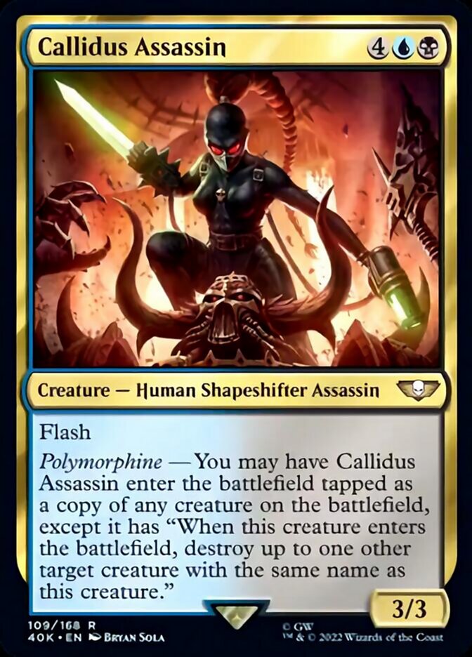 Callidus Assassin (Surge Foil) [Warhammer 40,000] | Black Swamp Games