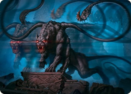 Displacer Beast Art Card [Dungeons & Dragons: Adventures in the Forgotten Realms Art Series] | Black Swamp Games
