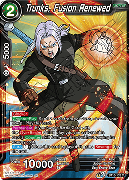 Trunks, Fusion Renewed (Common) (BT13-132) [Supreme Rivalry] | Black Swamp Games