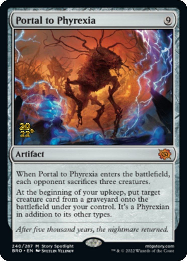 Portal to Phyrexia [The Brothers' War Prerelease Promos] | Black Swamp Games