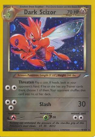 Dark Scizor (9/105) [Neo Destiny Unlimited] | Black Swamp Games
