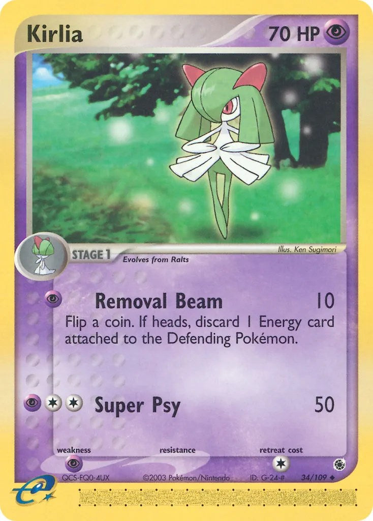 Kirlia (34/109) [EX: Ruby & Sapphire] | Black Swamp Games