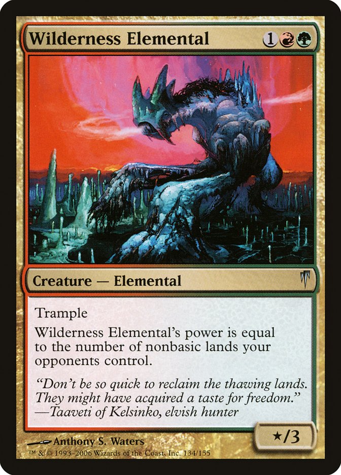 Wilderness Elemental [Coldsnap] | Black Swamp Games