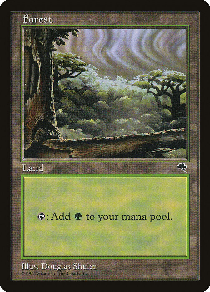 Forest (Sky Visible Top Right) [Tempest] | Black Swamp Games