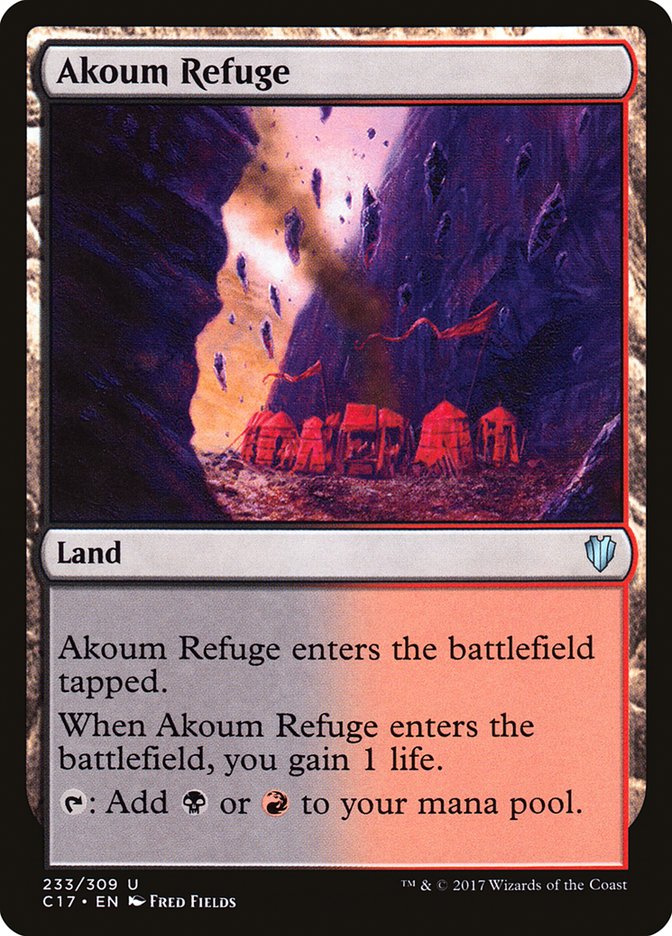 Akoum Refuge [Commander 2017] | Black Swamp Games