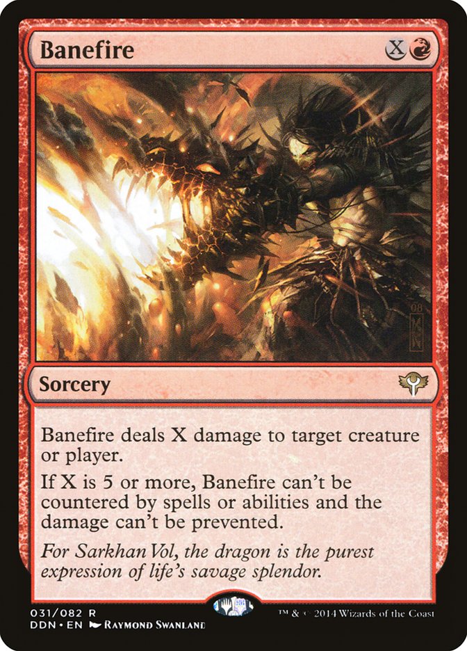 Banefire [Duel Decks: Speed vs. Cunning] | Black Swamp Games