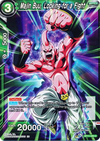 Majin Buu, Looking for a Fight (BT11-082) [Vermilion Bloodline 2nd Edition] | Black Swamp Games