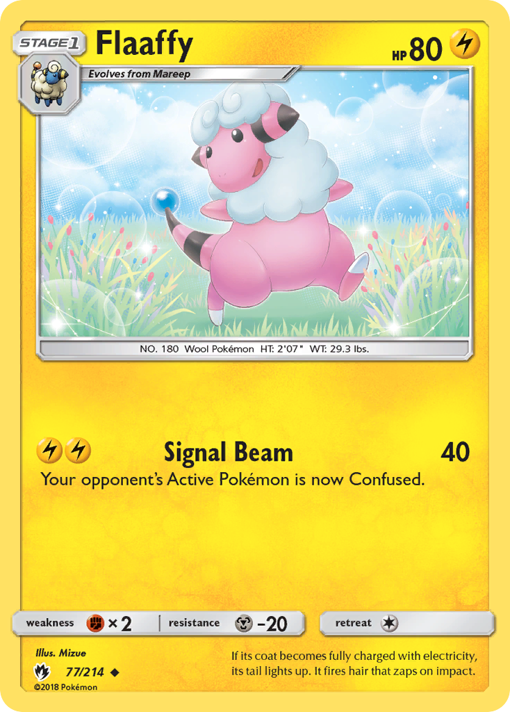 Flaaffy (77/214) [Sun & Moon: Lost Thunder] | Black Swamp Games