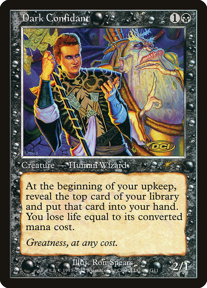 Dark Confidant [Judge Gift Cards 2011] | Black Swamp Games