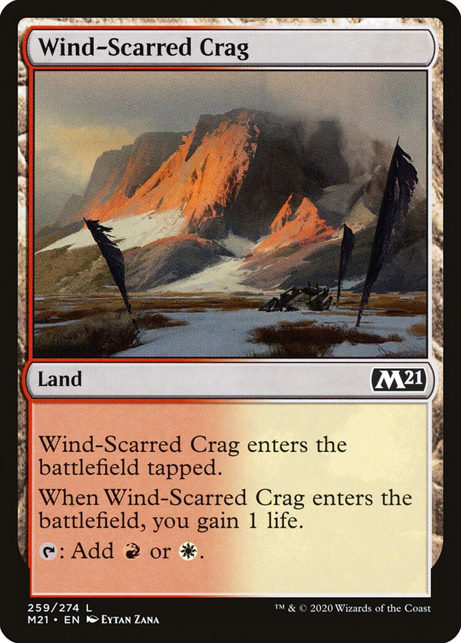 Wind-Scarred Crag [Core Set 2021] | Black Swamp Games