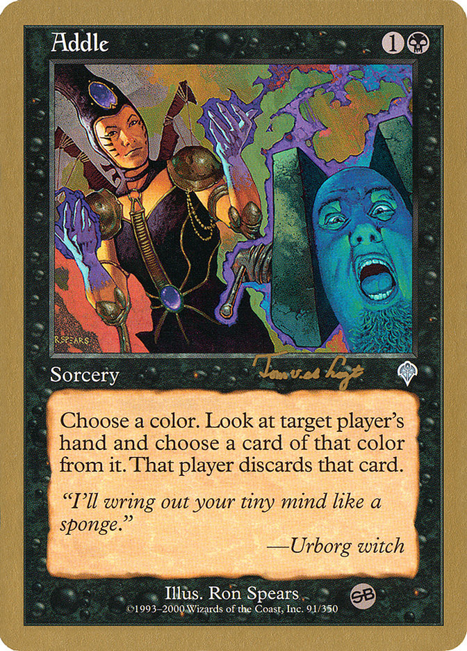 Addle (Tom van de Logt) (SB) [World Championship Decks 2001] | Black Swamp Games