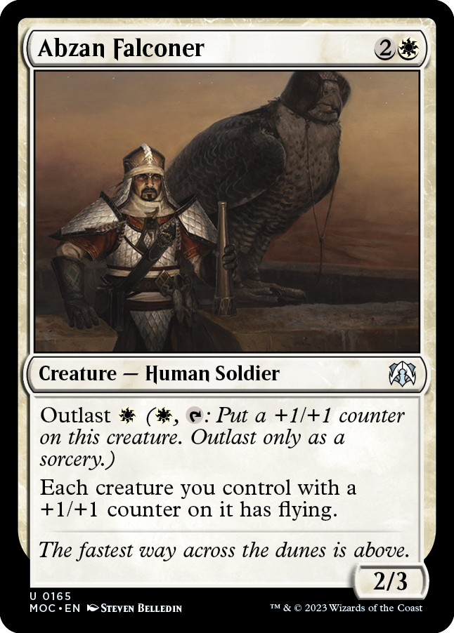 Abzan Falconer [March of the Machine Commander] | Black Swamp Games