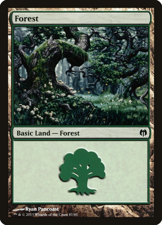 Forest (81) [Duel Decks: Heroes vs. Monsters] | Black Swamp Games