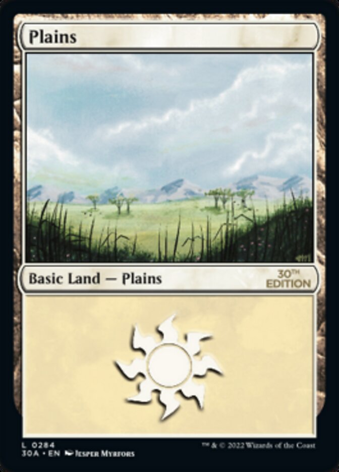 Plains (284) [30th Anniversary Edition] | Black Swamp Games
