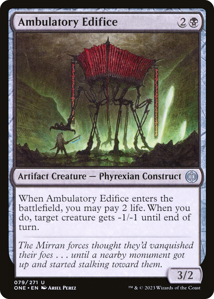 Ambulatory Edifice [Phyrexia: All Will Be One] | Black Swamp Games