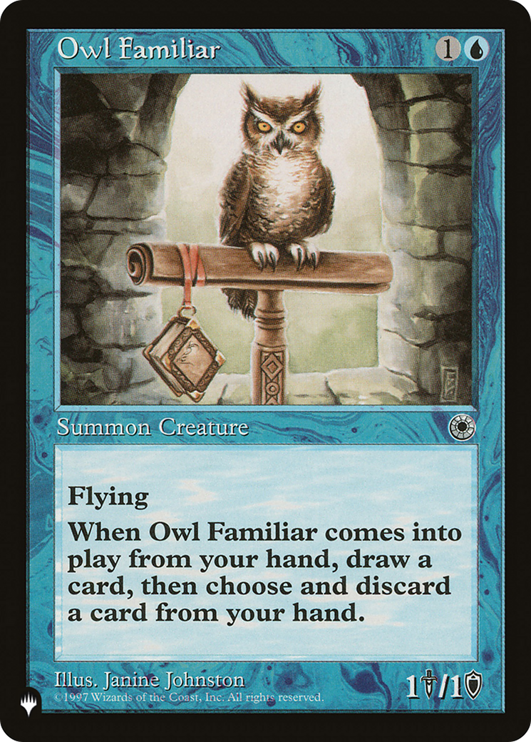 Owl Familiar [The List Reprints] | Black Swamp Games