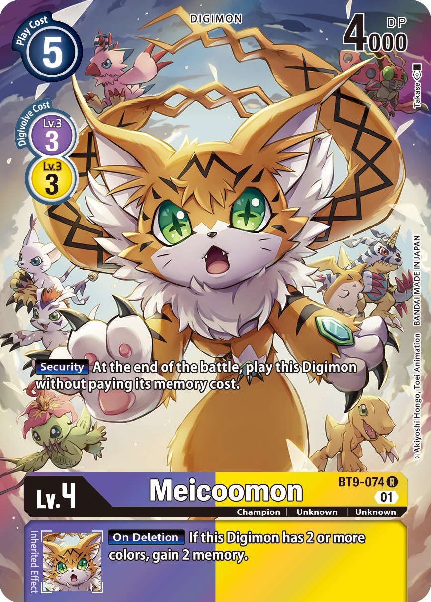 Meicoomon [BT9-074] (Alternate Art) [X Record] | Black Swamp Games