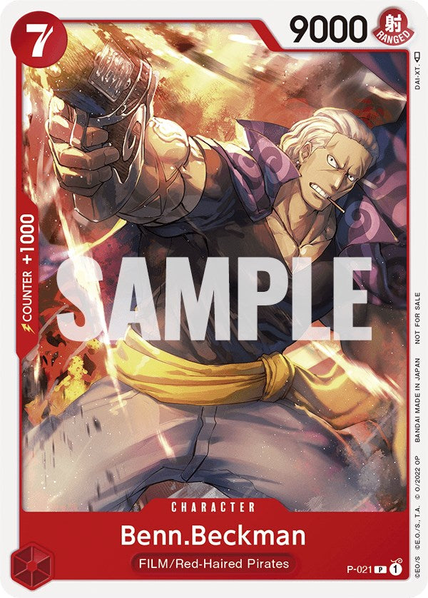 Benn.Beckman (One Piece Film Red) [One Piece Promotion Cards] | Black Swamp Games