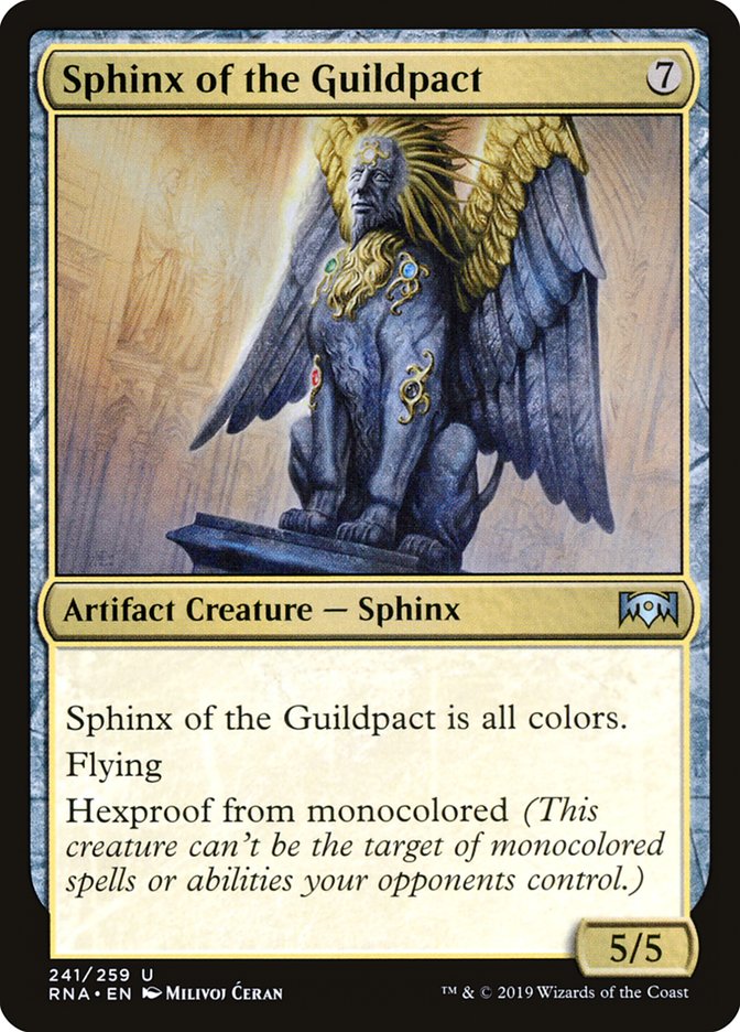 Sphinx of the Guildpact [Ravnica Allegiance] | Black Swamp Games