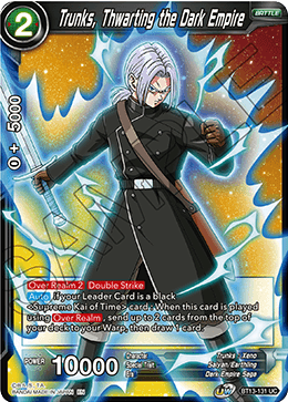 Trunks, Thwarting the Dark Empire (Uncommon) (BT13-131) [Supreme Rivalry] | Black Swamp Games