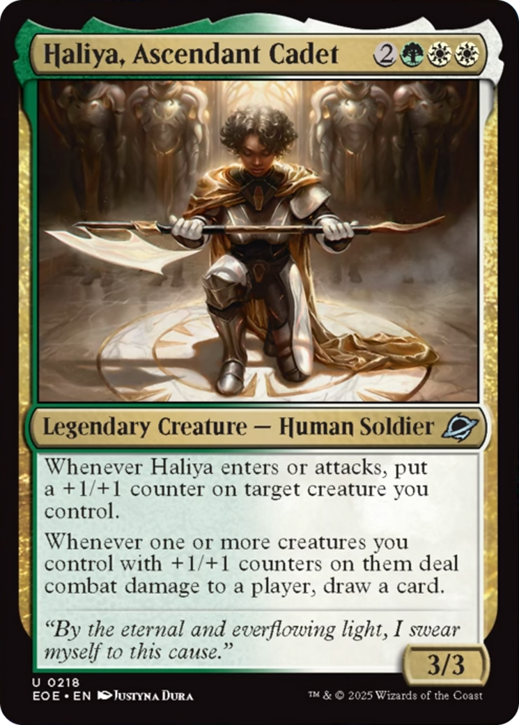 Haliya, Ascendant Cadet [Edge of Eternities] | Black Swamp Games