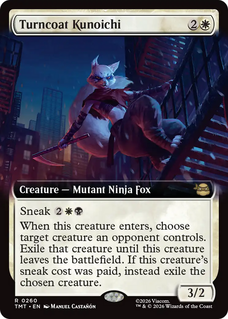 Turncoat Kunoichi (Extended Art) [Teenage Mutant Ninja Turtles] | Black Swamp Games