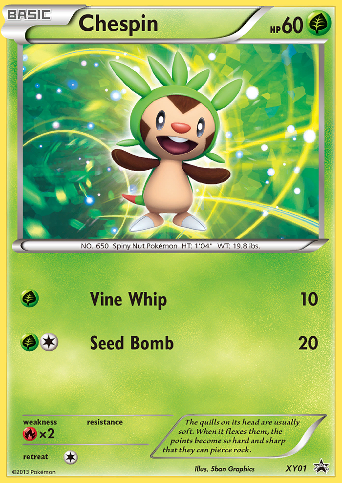 Chespin (XY01) [XY: Black Star Promos] | Black Swamp Games