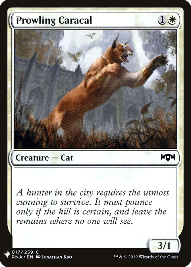 Prowling Caracal [Mystery Booster] | Black Swamp Games