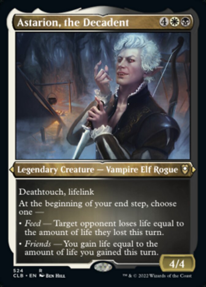 Astarion, the Decadent (Foil Etched) [Commander Legends: Battle for Baldur's Gate] | Black Swamp Games