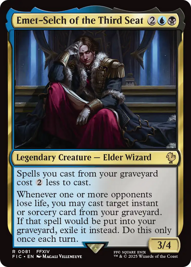Emet-Selch of the Third Seat [FINAL FANTASY Commander] | Black Swamp Games