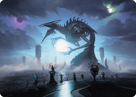 Blue Sun's Twilight Art Card [Phyrexia: All Will Be One Art Series] | Black Swamp Games